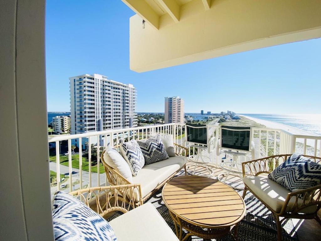 Ocean Front Penthouse Suite Panoramic Views Of Gulf,Pensacola Beach,Pier, & Bay Экстерьер фото